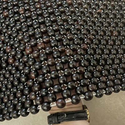 Chiếu Hạt Gỗ Cẩm Cao Cáp - Kích Thước 1,8mx2m hạt 1.2cm ( video , hình thật )