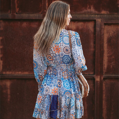 Đầm Boho Dài Tay Isla Bonita