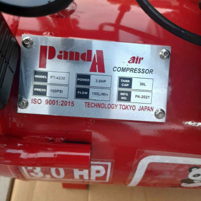 MÁY NÉN KHÍ 30l  3HP LIỀN TRỤC CÓ DẦU PANDA PT-4230- HÀNG CHÍNH HÃNG