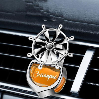 Nước Hoa Kẹp Cửa Gió Xe Hơi Khử Mùi Xe Hơi Chong Chóng Xoay Đẹp Mắt 7X5Cm