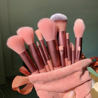 Bộ Cọ Trang Điểm Mini 13 Chi Tiết - Giao màu ngẫu nhiên