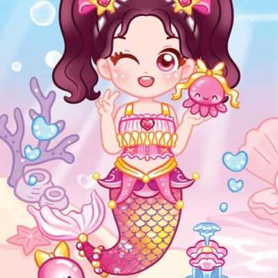 Sách - Chibi Fashion - Công Chúa Tiên Cá