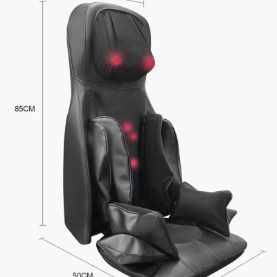 Ghế (Đệm) Massage Toàn Thân Nikio NK-181 - Máy Mát Xa Lưng, Cổ Vai Gáy, Con Lăn 3D Xoa Bóp Chuyên Sâu, Kết Hợp Hồng Ngoại, Rung Và Nhiệt Giúp Cơ Thể Thư giãn, Giảm Căng Thẳng - Màu đen