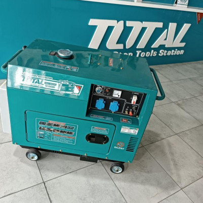 MÁY PHÁT ĐIỆN DẦU 5KW 1 PHA TOTAL TP250001 - CHỒNG ỒN - HÀNG CHÍNH HÃNG