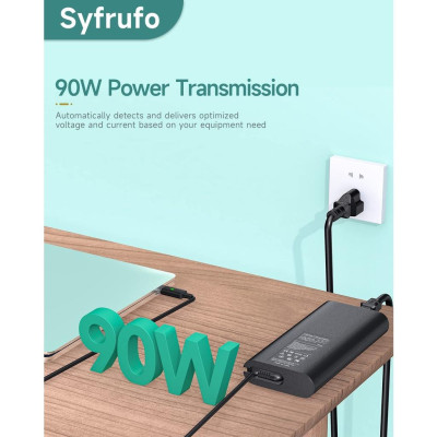 Sạc Tương Thích Cho Laptop Dell Latitude 5401 5501 90W Type-C - Hàng Nhập Khẩu New Seal TEEMO PC TEAC576