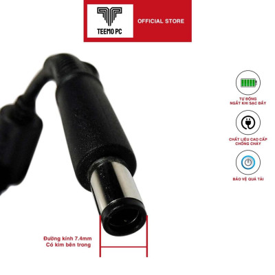 Sạc Tương Thích Cho Laptop Máy Tinh Hp Notebook Pc Elietbook 8440P - Hàng Nhập Khẩu New Seal TEEMO PC TEAC728