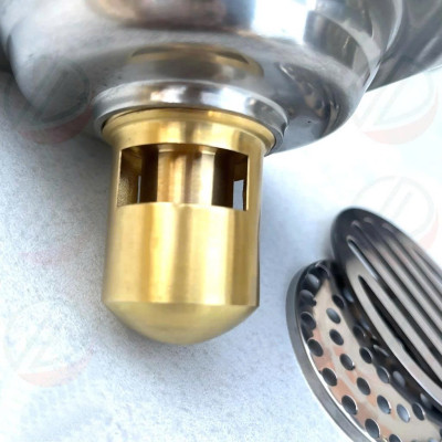 Hố Ga Phểu Thoát Sàn Chống Hôi Inox 304 Đế Đồng Thau - Siêu dày 5mm, cơ chế chống hôi, chống côn trùng thông minh