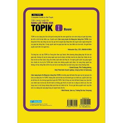 Sách - Cẩm Nang Luyện Thi Năng Lực Tiếng Hàn TOPIK I Basic