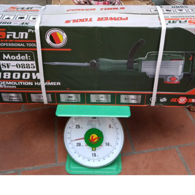 Máy đục bê tông SFUN 0885 1800W 30mm chuyên đục phá, đục nền, đục đá, đục bê tông