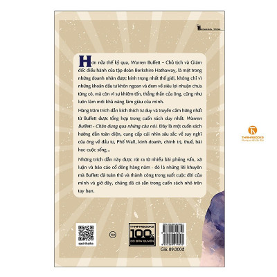 Sách - Warren Buffett - Chân Dung Qua Những Câu Nói - Thái Hà Books
