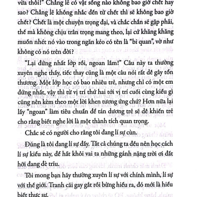 Cảm Xúc Không Phải Đặc Quyền - Sống Một Lần Vì Chính Mình