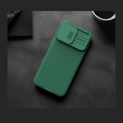 Ốp lưng dành cho iPhone 16 Pro Max, iPhone 16 Pro, iPhone 16 Plus, iPhone 16 hiệu NILLKIN Camshield trượt bảo vệ Camera chống sốc cao cấp - Hàng chính hãng.