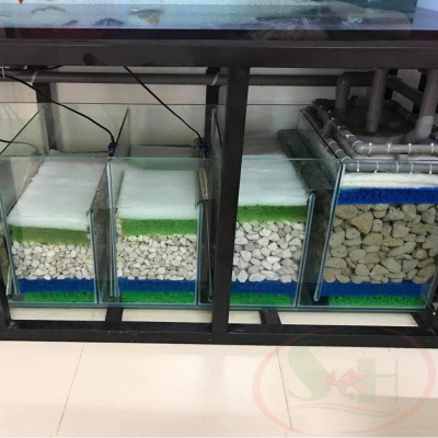 Đá lông vũ nham thạch trắng Turkey Pumice lót trải nền lọc nước bể cá tép thủy sinh