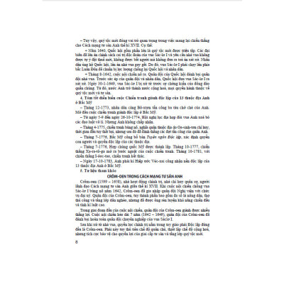  Tư Liệu Dạy - Học Lịch Sử 8 (Dùng Chung Cho Các Bộ SGK Hiện Hành)