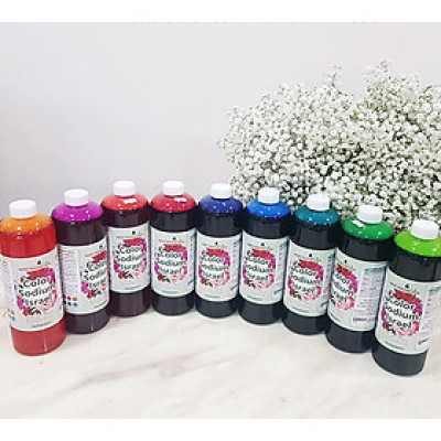 10 chai Nhuộm Hoa tươi dạng nước (Chai 1L x 10 Màu) Công Nghệ Israel giúp hoa nhuộm đổi màu theo ý muốn nhuộm trên 250 cành hoa x 1 chai