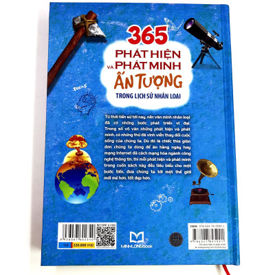 365 Phát Hiện Và Phát Minh Ấn Tượng Trong Lịch Sử Nhân Loại Tặng Ngẫu Nhiên 1 cuốn 365 Ngày Phát Triển Trí Tuệ