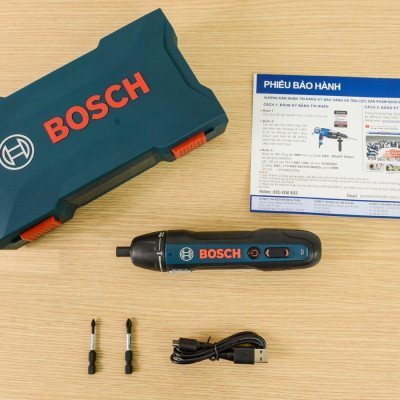 MÁY VẶN VÍT DÙNG PIN 3.6V/1,5AH (5NM/2.2NM) BOSCH GO 2 (2 MŨI VÍT) - HÀNG CHÍNH HÃNG