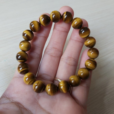 Vòng đá mắt hổ nâu 10 li