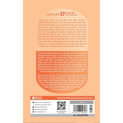 Giải mã 17 chứng bệnh tâm lý đặc thù