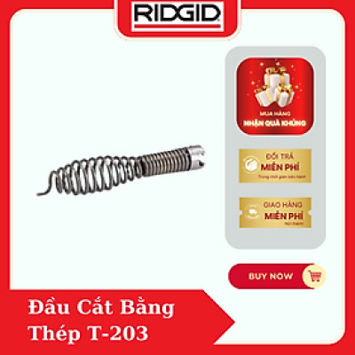 Phụ Kiện Máy Thông Tắc Đường Ống Đầu Cắt Bằng Thép RIDGID T203 (63000) Số 1 Tại Mỹ - Hàng Chính Hãng