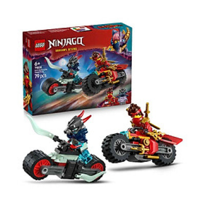 LEGO NINJAGO 71838 Đồ Chơi Lắp Ráp Bộ Đôi Xe Đua Tốc Độ Của Kai (79 chi tiết)