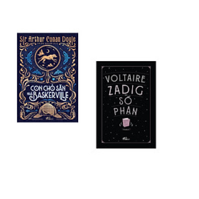 Combo 2 cuốn sách: Sherlock Holmes: Con chó săn nhà Baskerviles + Zadig hay số phận