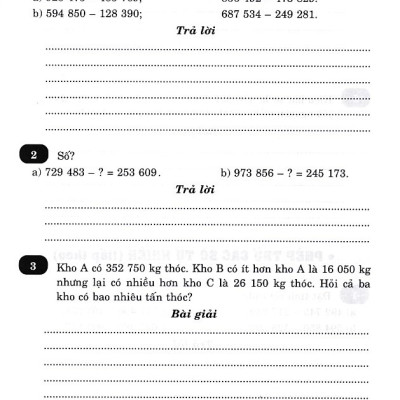 Vở bài tập nâng cao Toán 4 - Tập 2 - Chân trời sáng tạo (Không đáp án)