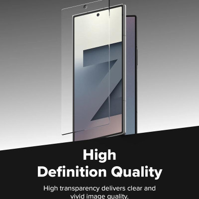 [Combo 2] Dán cường lực dành cho Samsung Galaxy Z Fold 7 RINGKE Cover Display Easy Slide Tempered Glass (Màn hình ngoài) có khung trợ dán rút bụi_ Hàng chính hãng