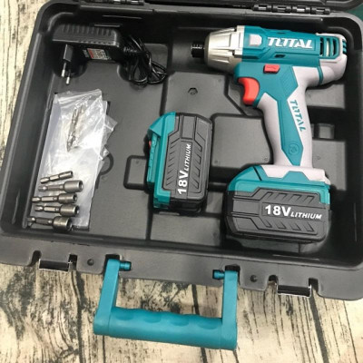 MÁY VẶN SIẾT VÍT DÙNG PIN LION 18V TOTAL (KÈM THEO 02 PIN 18V) TIDLI228181 - HÀNG CHÍNH HÃNG