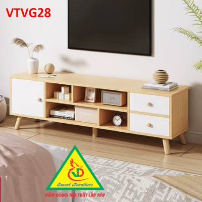 Kệ Tivi Hiện Đại cho phòng khách VTVG28 - Nội thất lắp ráp Viendong Adv