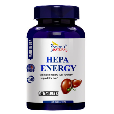 Esmond Natural Hepa Energy - Hỗ trợ & thải độc gan - 60 viên nang - Made in USA