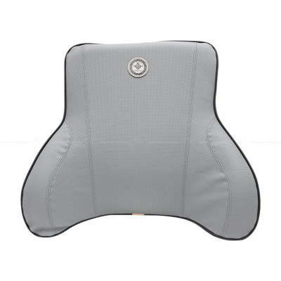 Tựa Lưng Ô Tô Cao Su Non Bọc Da CIND G003 Màu Xám