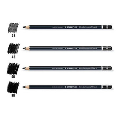(Mua 2 Tặng 1) Bút Chì Staedtler Thân Đen 100-2B