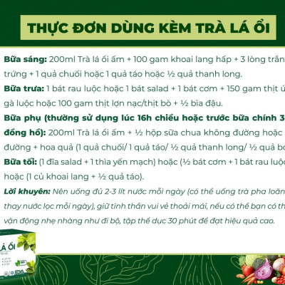 Giá Sỉ 5 hộp Trà Lá Ổi Mychi - giảm cân, Tiêu Mỡ, ngừa mỡ máu