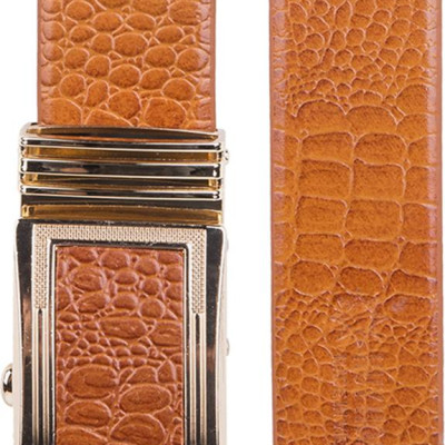 Thắt Lưng Nam Da Thật Vân Cá Sấu Huy Hoàng HT4113 (120 x 3.5 cm) - Màu Da