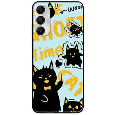 Ốp lưng cho Samsung A13 4G - Samsung A13 5G - Samsung A33 5G - Samsung A53 - A12 - A22 4G - F12 - M12 - Mèo Mun GHOST - Hàng Chính Hãng