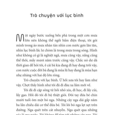 Trò Chuyện Với Lục Bình