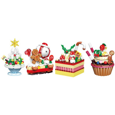 Đồ Chơi Lắp Ráp Chủ Đề Giáng Sinh - Christmas Tree Ice Cream - Keepplay K29806 (132 Mảnh Ghép)
