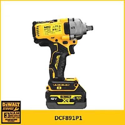 Máy siết bulon dùng pin 20V Dewalt DCF891P1 hàng Chính hãng