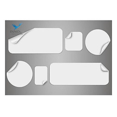 Xấp 20 tờ Decal giấy cho máy in lazer (đế trắng) khổ 320x430