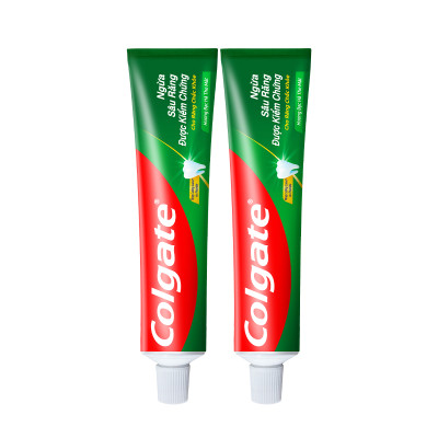 Bộ Đôi Kem Đánh Răng Colgate Ngừa Sâu Răng Tối Đa 225G