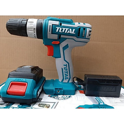 MÁY KHOAN BÚA DÙNG PIN 20V 45NM  (02 PIN VÀ 01 SẠC) TOTAL TIDLI20025 - HÀNG CHÍNH HÃNG