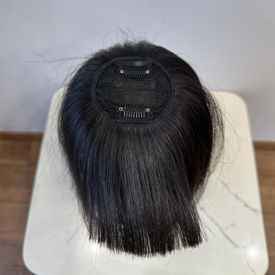 Mái 2in1 mái canh dày, đường ngôi nằm ngang tóc th.ật nữ - Tóc Giả Vân Anh