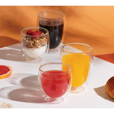 Bộ 2 cốc (ly) thủy tinh 2 lớp Bodum Pavina 4559-10, dung tích 350ml | Hàng chính hãng