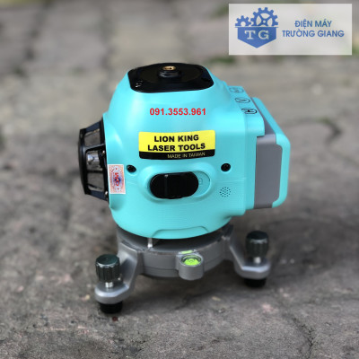 Máy cân mực - máy bắn cốt laser 12 tia LION KING Đài Loan siêu sáng - Tặng kèm 2 pin sạc