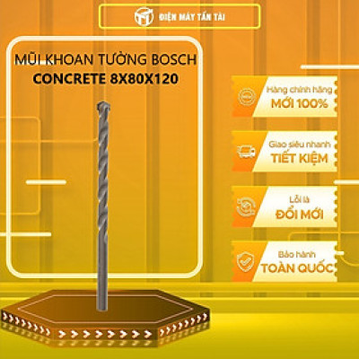 MŨI KHOAN TƯỜNG CONCRETE 8X80X120