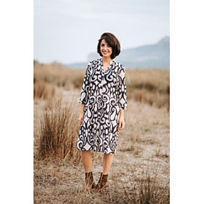 Đầm Midi Sơ Mi Cotton Isla Bonita