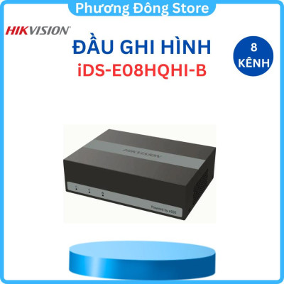 Đầu ghi hình HIKVISION Hybrid TVI-IP 8 kênh, 4 kênh iDS-E08HQHI-B/ iDS-E04HQHI-D ,.-Hàng chính hãng