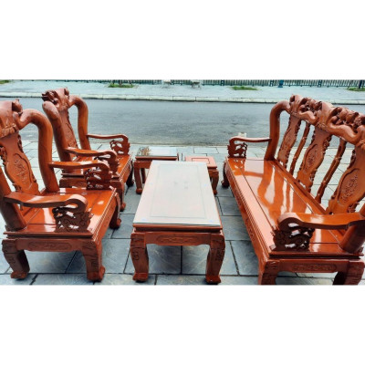 bộ bàn ghế gỗ - Đồ Gỗ Bình Long