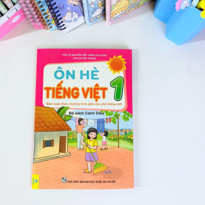 Sách - Combo 2 cuốn Ôn Hè Toán + Tiếng Việt Lớp 1 - Biên soạn theo chương trình GDPT mới Cánh Diều - ndbooks